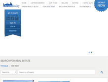 Tablet Screenshot of dreamrealtyma.com